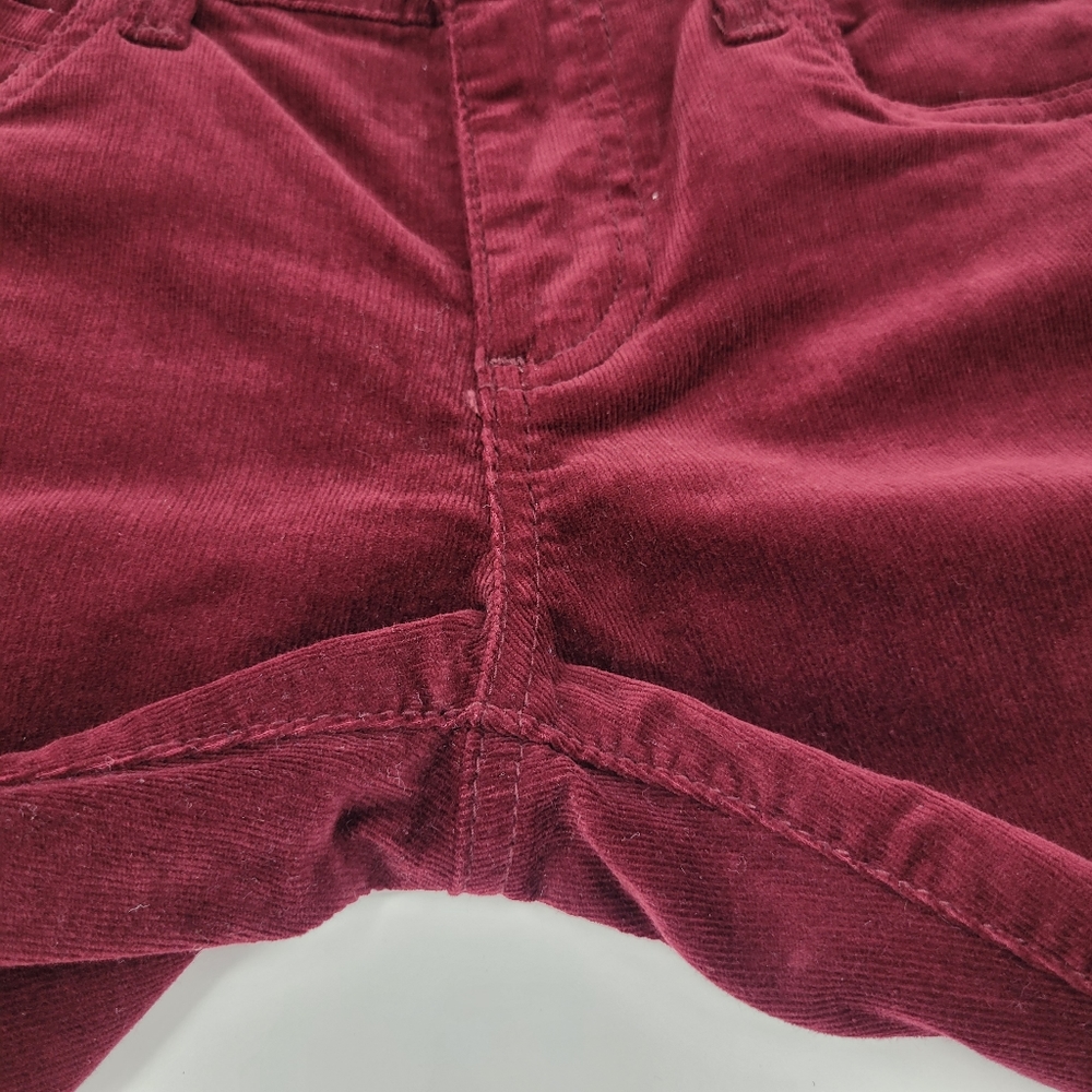 KUT FROM THE KLOTH Pants Diana Skinny Red Ruby Corduroy Cords Classic Size 4 - Picture 7 of 17